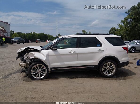 1FM5K8D81JGA75809 2018 FORD EXPLORER White Vista interior de 360 grados