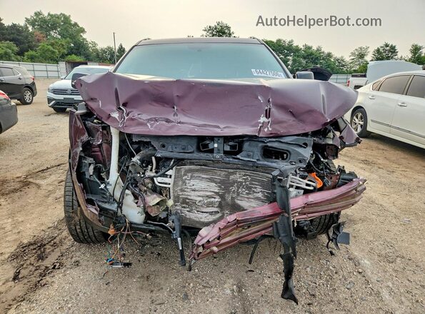 1FM5K8D81JGC03966 2018 FORD EXPLORER Burgundy Vista frontal