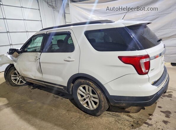 1FM5K8D81JGC10982 2018 FORD EXPLORER White Rear left