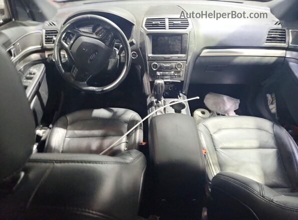 1FM5K8D81JGC10982 2018 FORD EXPLORER White Dashboard view