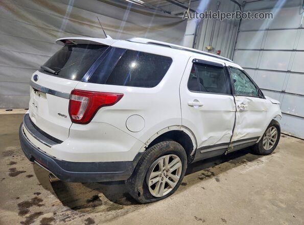 1FM5K8D81JGC10982 2018 FORD EXPLORER White Rear right