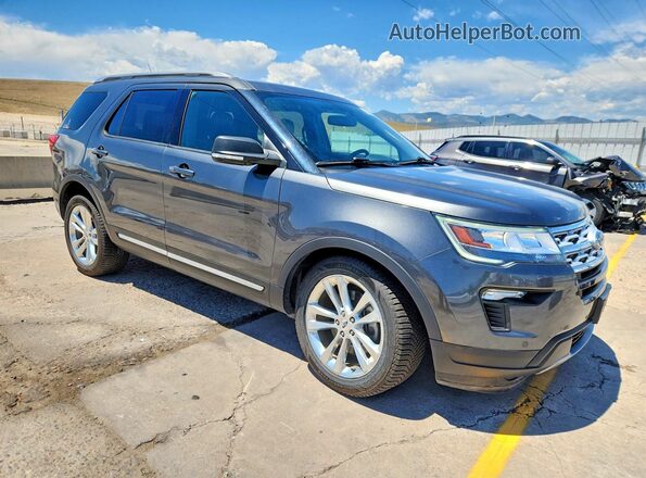 1FM5K8D81KGA41113 2019 FORD EXPLORER Charcoal Delantero derecho