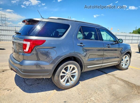 1FM5K8D81KGA41113 2019 FORD EXPLORER Charcoal Trasero derecho