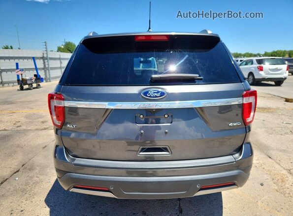 1FM5K8D81KGA41113 2019 FORD EXPLORER Charcoal Vista trasera