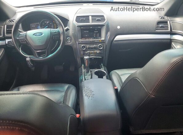 1FM5K8D82GGA00514 2016 FORD EXPLORER Gray Vista del salpicadero