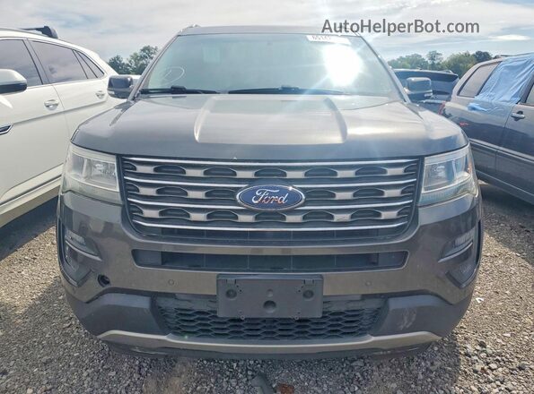 1FM5K8D82GGA00514 2016 FORD EXPLORER Gray Vista frontal