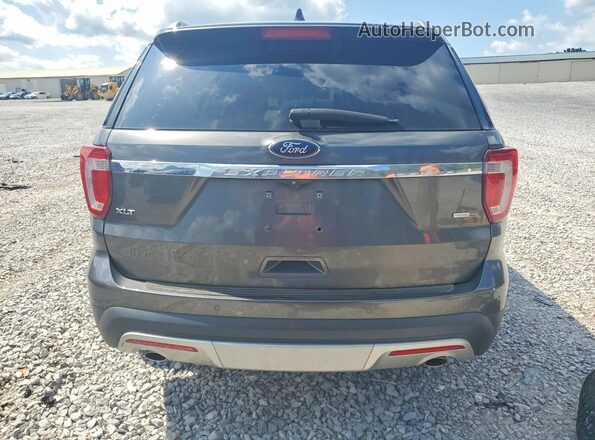 1FM5K8D82GGA00514 2016 FORD EXPLORER Gray Vista trasera
