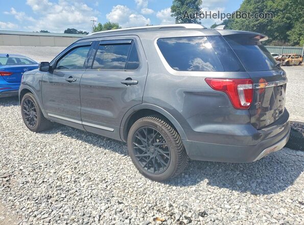 1FM5K8D82GGA00514 2016 FORD EXPLORER Gray Trasero izquierdo