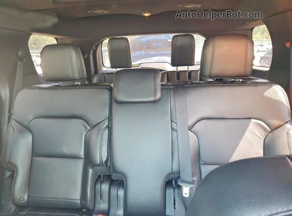 1FM5K8D82GGA00514 2016 FORD EXPLORER Gray Vista de los asientos traseros