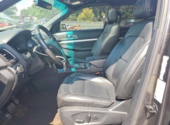 1FM5K8D82GGA00514 2016 FORD EXPLORER Gray Vista interior delantera
