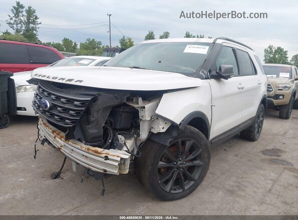 1FM5K8D82HGA85601 2017 FORD EXPLORER Белый Передняя левая четверть