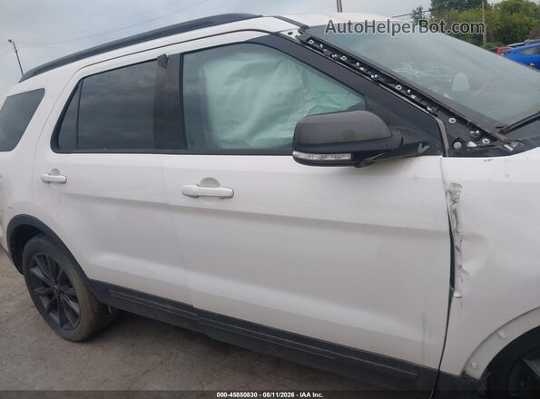 1FM5K8D82HGA85601 2017 FORD EXPLORER Белый Панорамный вид салона 360°