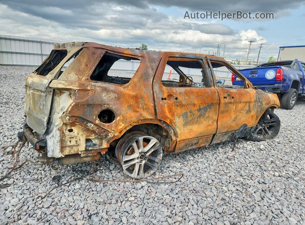 1FM5K8D82HGC60476 2017 FORD EXPLORER Пожар Задняя правая четверть