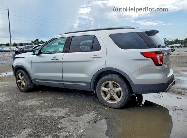 1FM5K8D82HGD00233 2017 FORD EXPLORER Silver Rear left