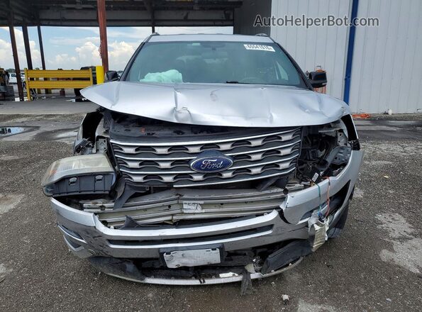 1FM5K8D82HGD00233 2017 FORD EXPLORER Silver Front view