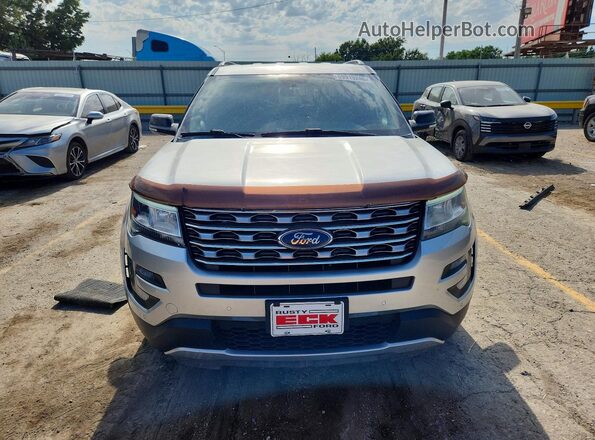 1FM5K8D82HGD03231 2017 FORD EXPLORER Silver Vista frontal