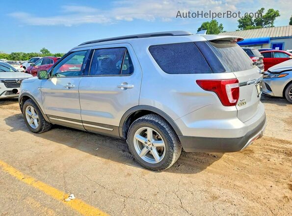 1FM5K8D82HGD03231 2017 FORD EXPLORER Silver Trasero izquierdo