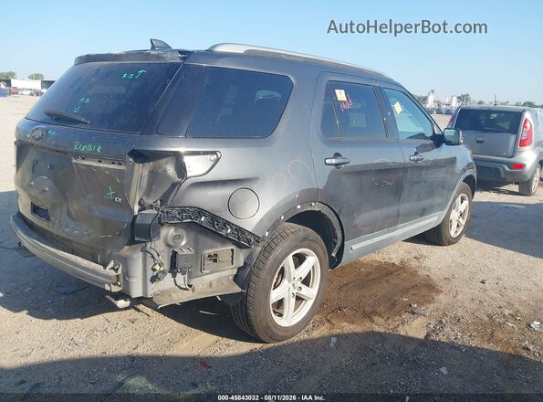 1FM5K8D82HGD46760 2017 FORD EXPLORER Gray უკანა მარჯვენა
