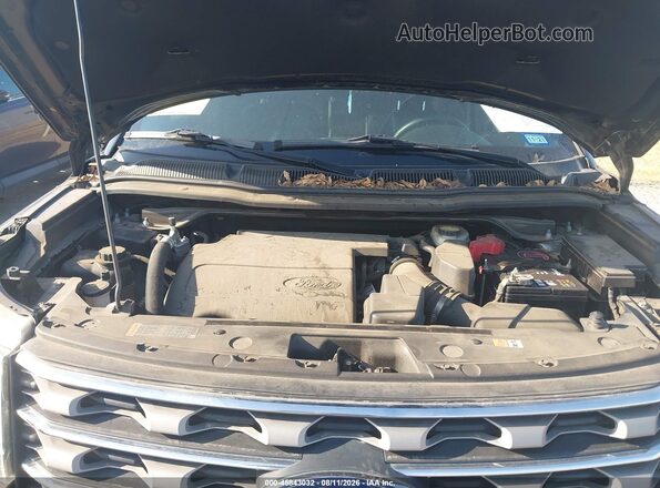 1FM5K8D82HGD46760 2017 FORD EXPLORER Gray უკანა ხედი
