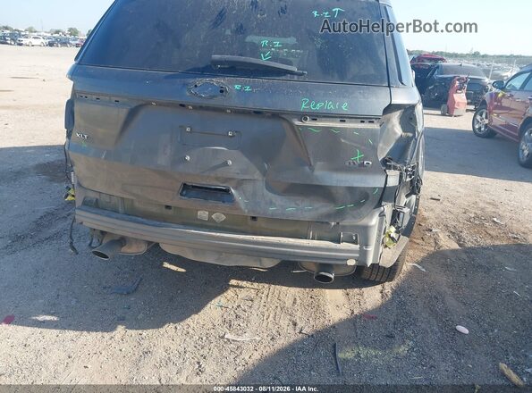 1FM5K8D82HGD46760 2017 FORD EXPLORER Gray წინა ხედი