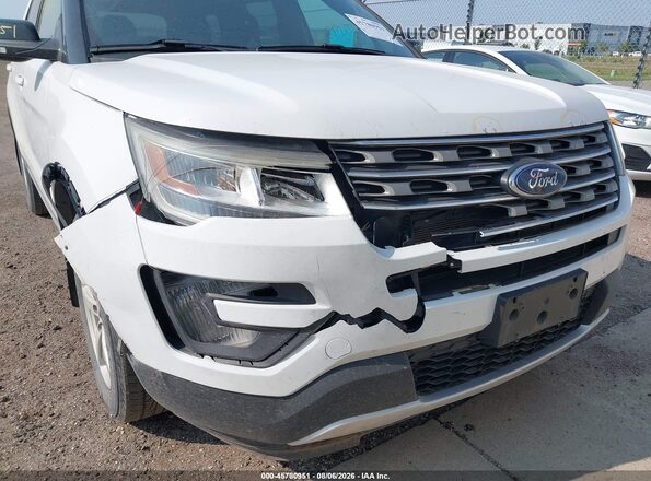 1FM5K8D82HGD65762 2017 FORD EXPLORER White Вид спереду