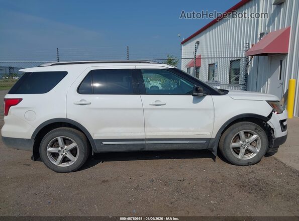 1FM5K8D82HGD65762 2017 FORD EXPLORER White Вид задньої частини салону