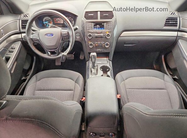 1FM5K8D82JGA42222 2018 FORD EXPLORER Black Vista del salpicadero