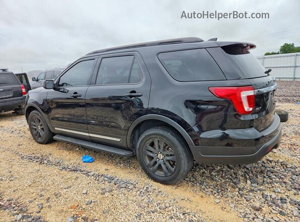 1FM5K8D82JGA42222 2018 FORD EXPLORER Black Trasero izquierdo