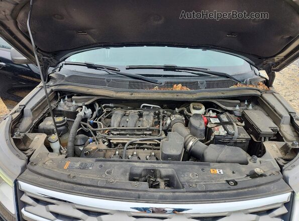 1FM5K8D82JGA42222 2018 FORD EXPLORER Black Vista interior trasera
