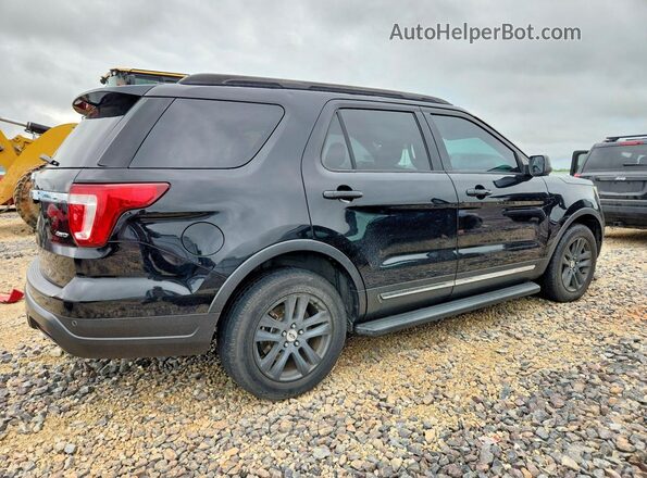 1FM5K8D82JGA42222 2018 FORD EXPLORER Black Trasero derecho