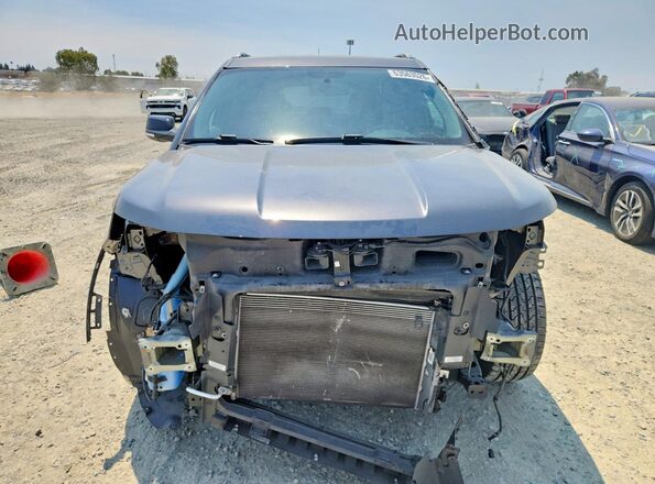 1FM5K8D82JGA45542 2018 FORD EXPLORER Gray Вид спереду