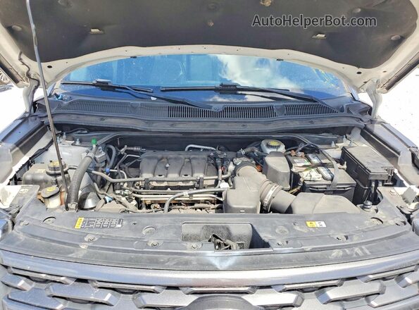 1FM5K8D82JGA94417 2018 FORD EXPLORER White Vista interior trasera