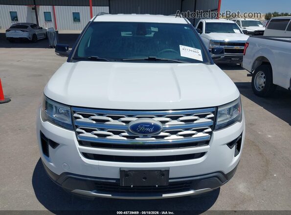 1FM5K8D82JGC45594 2018 FORD EXPLORER White Вид спереду