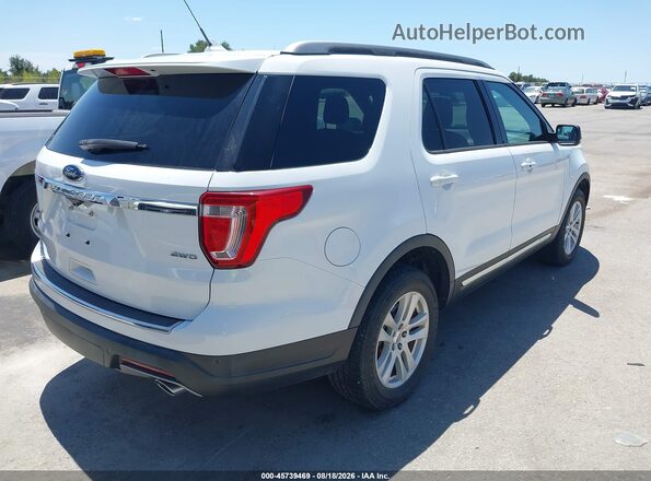 1FM5K8D82JGC45594 2018 FORD EXPLORER White Задня права чверть