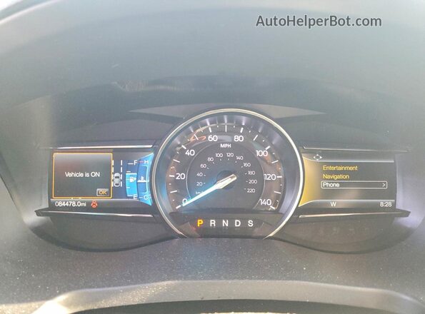 1FM5K8D82JGC70978 2018 FORD EXPLORER Красный Вид щитка приборов