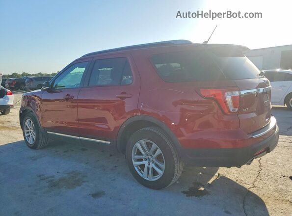 1FM5K8D82JGC70978 2018 FORD EXPLORER Красный Задняя левая четверть