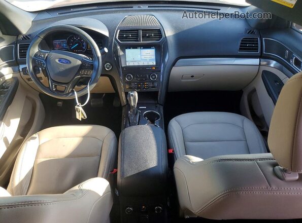 1FM5K8D82JGC70978 2018 FORD EXPLORER Красный Вид панели приборов