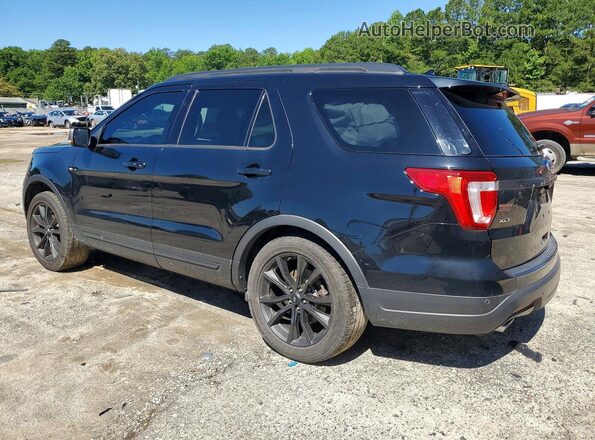 1FM5K8D82JGC90082 2018 FORD EXPLORER Black Задня ліва чверть