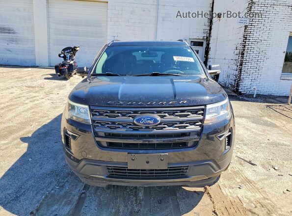 1FM5K8D82JGC90082 2018 FORD EXPLORER Black Вид спереду
