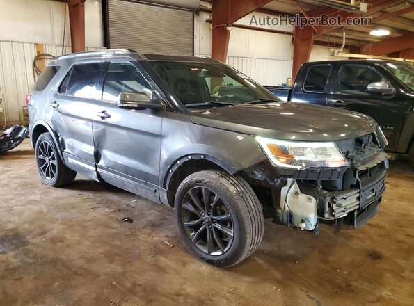 1FM5K8D82KGB37526 2019 FORD EXPLORER Charcoal Delantero derecho