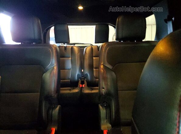 1FM5K8D82KGB37526 2019 FORD EXPLORER Charcoal Vista de los asientos traseros