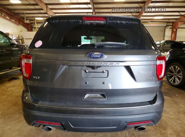 1FM5K8D82KGB37526 2019 FORD EXPLORER Charcoal Vista trasera