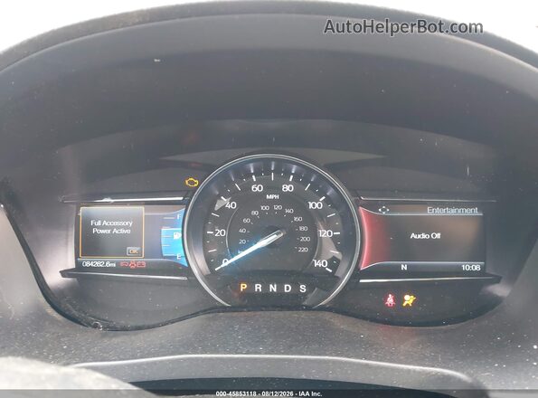 1FM5K8D82KGB52172 2019 FORD EXPLORER Red Vista de los asientos traseros