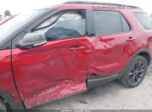 1FM5K8D82KGB52172 2019 FORD EXPLORER Red 