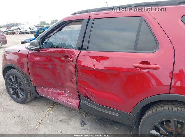 1FM5K8D82KGB52172 2019 FORD EXPLORER Red 