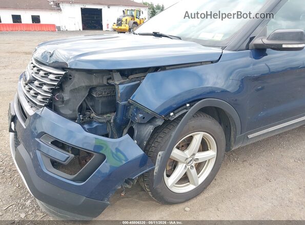 1FM5K8D83GGC56208 2016 FORD EXPLORER Blue Вид спереду