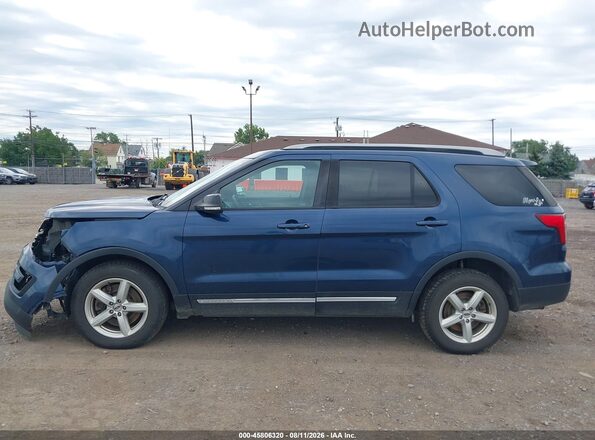 1FM5K8D83GGC56208 2016 FORD EXPLORER Blue 
