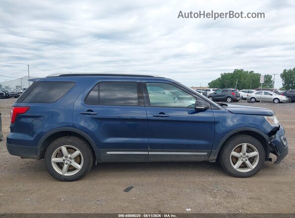 1FM5K8D83GGC56208 2016 FORD EXPLORER Blue Панорамний вид салону 360°