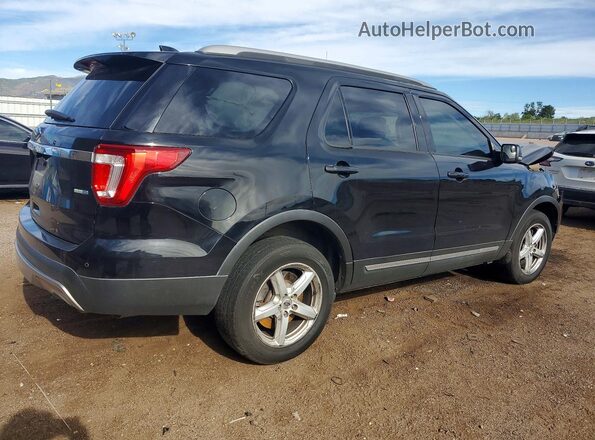 1FM5K8D83GGD24880 2016 FORD EXPLORER Black უკანა მარჯვენა