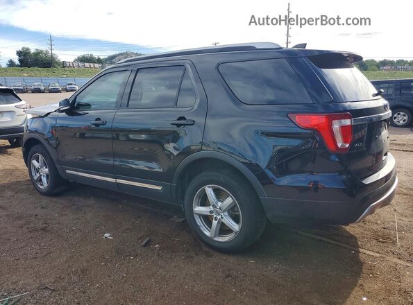 1FM5K8D83GGD24880 2016 FORD EXPLORER Black უკანა მარცხენა